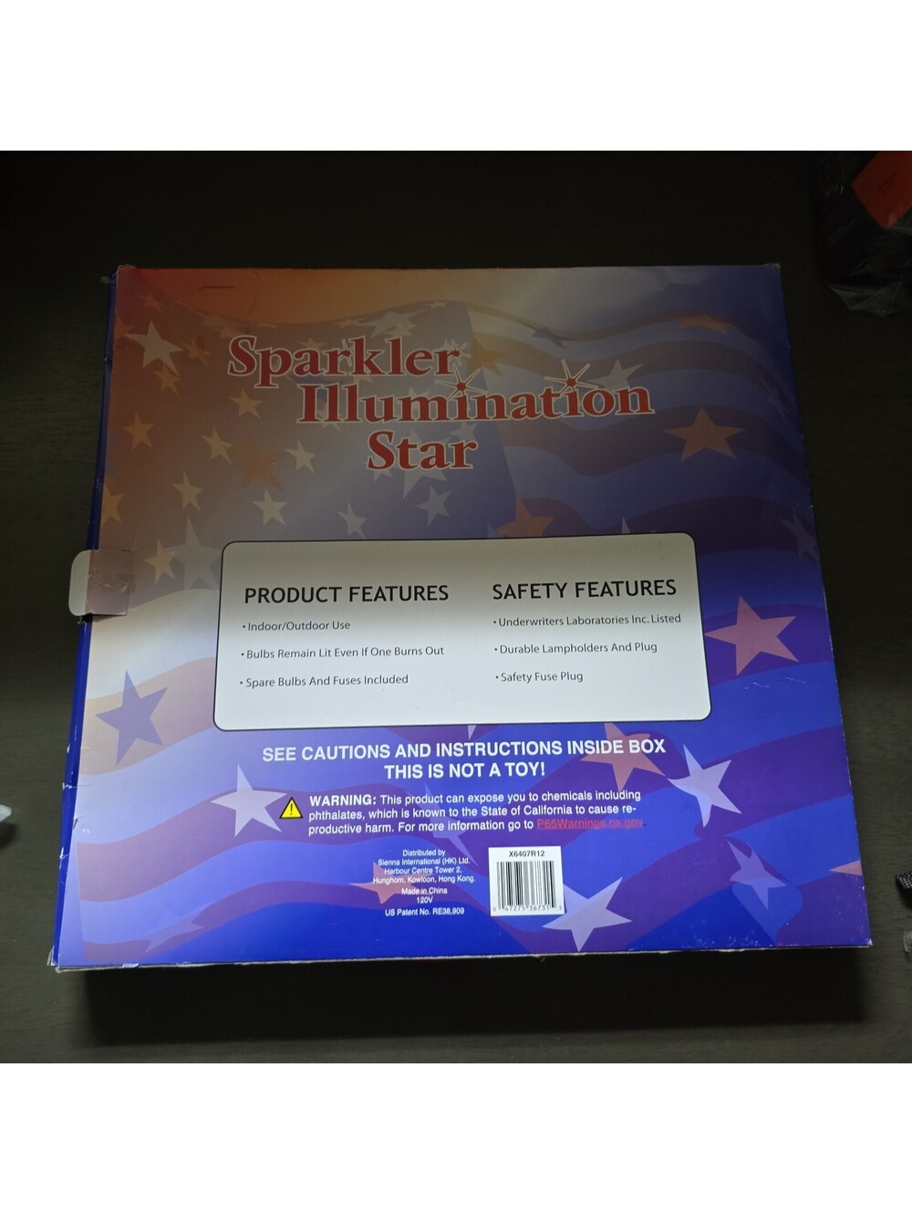 17'' Red White Blue Star Window Silhouette Lights 4th July Patriotic Memorial - Picture 13 of 15